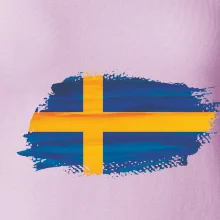 Švédska vlajka kreslená
