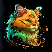 Kočka farebná zrzavá Kočka farebná zrzavá