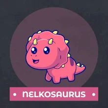 Dinosaurie mená - růžový dinosaurus