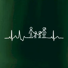 EKG rodina a dievča a chlapec