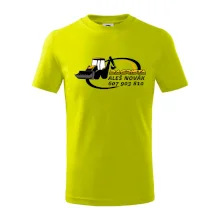 Bagrista v kruhu - vlastný nápis