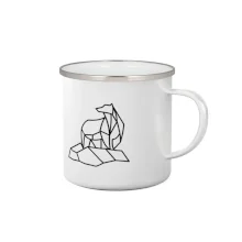 Geometria ľadový medveď na ľade