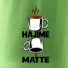 Hajime matte káva judo