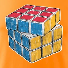 Rubikova kocka kreslená