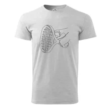 Tenisová raketa jedným ťahom