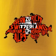 Mapy - názvy miest - Švajčiarsko