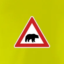Dopravná značka - Pozor ľadový medveď