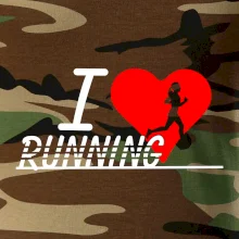I love running dievča