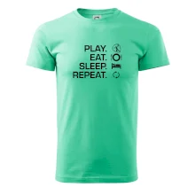 Play Eat Sleep Repeat hádzaná Play Eat Sleep Repeat hádzaná