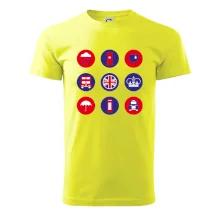 Anglicko symboly v kruhoch