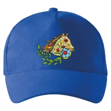 Kôň farebný s listami