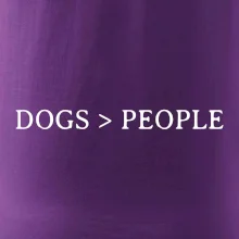 Dogs > People
