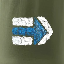 Párová turistická značka modrá