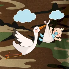 Bocian čakáme bábätko - chlapec