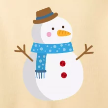 Snehuliak so šálom