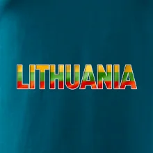 Lithuania - nápis vlajka Lithuania - nápis vlajka