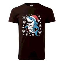 Vánoční žralok a vločky