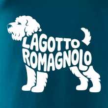 Lagotto romagnolo nápis v tele