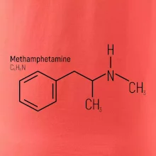 Molekulárna štruktúra Metamfetamín Molekulárna štruktúra Metamfetamín