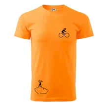 Mapa ČR + kolo na prsu Mapa ČR + kolo na prsu