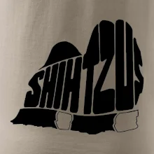 Shih-tzu - nápis v tele