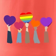 LGBT ruky srdce