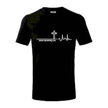 Jesus Saved My Life kríž ekg Jesus Saved My Life kríž ekg