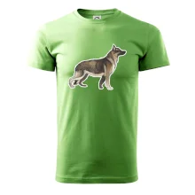 Nemecký ovčiak - hnedý kreslený