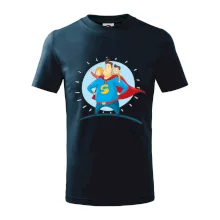 Táta superman - dievča a chlapec
