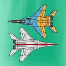 Mig 29 Fulcrum zo spoda a zo shora