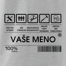 Vaše meno - čiarový kód