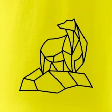 Geometria ľadový medveď na ľade