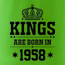 Kings are born in 1958