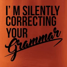 Correcting grammar