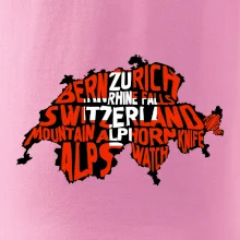 Mapy - názvy miest - Švajčiarsko
