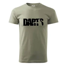 Darts - nápis so šípkarom