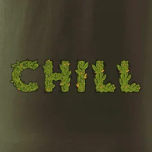 Konopi nápis chill