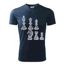 Šachové figúrky kreslené