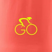 GO - Fluo cyklista malý