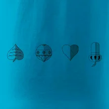 Prší - Faraon - farby hracích kariet Prší - Faraon - farby hracích kariet