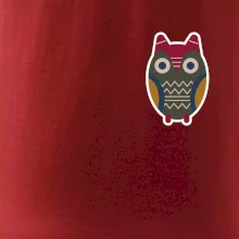 Folklór na prsníku sova