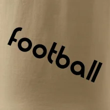 FOOTBALL nápis šikmo FOOTBALL nápis šikmo