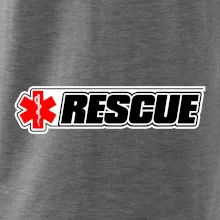Záchranár rescue kríž červený