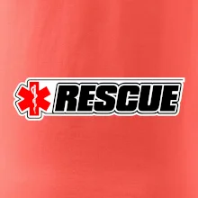 Záchranár rescue kríž červený