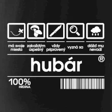 Čiarový kód - Hubár