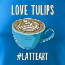 Love tulips - latteart (Radek Pilař ART)