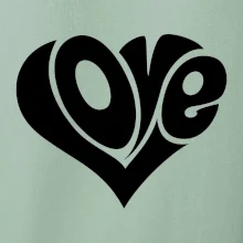 Love nápis jednoduchý