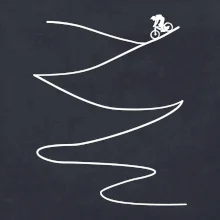 Cyklo zjazd z kopca Cyklo zjazd z kopca