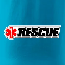 Záchranár rescue kríž červený Záchranár rescue kríž červený
