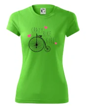 Crazy bike girl